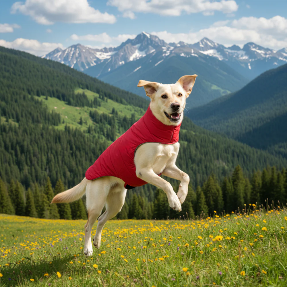 Skatrs Cherry Snuggle Puffer Reversible Jacket for Dogs and Cats - Image 11