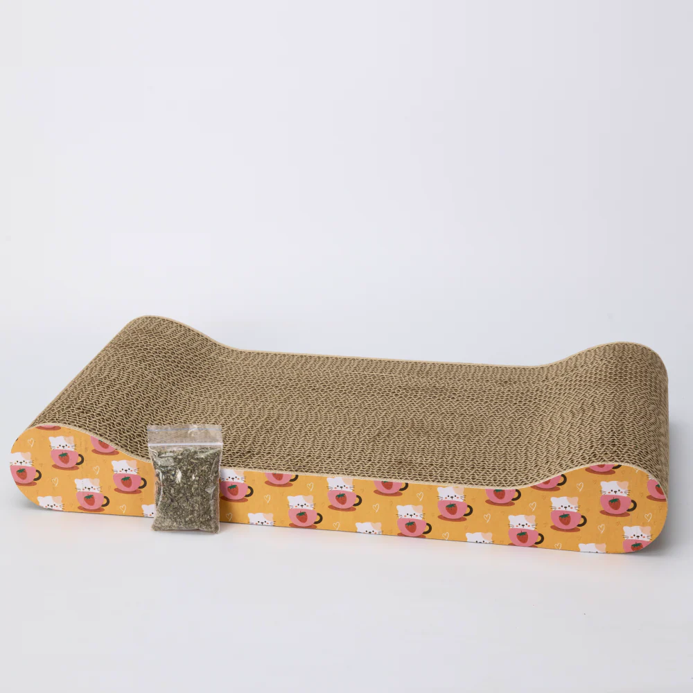 Skatrs Claw and Order Cat Scratcher with 2g Premium Catnip Free