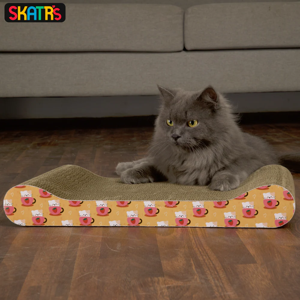 Skatrs Claw and Order Cat Scratcher with 2g Premium Catnip Free - Image 6