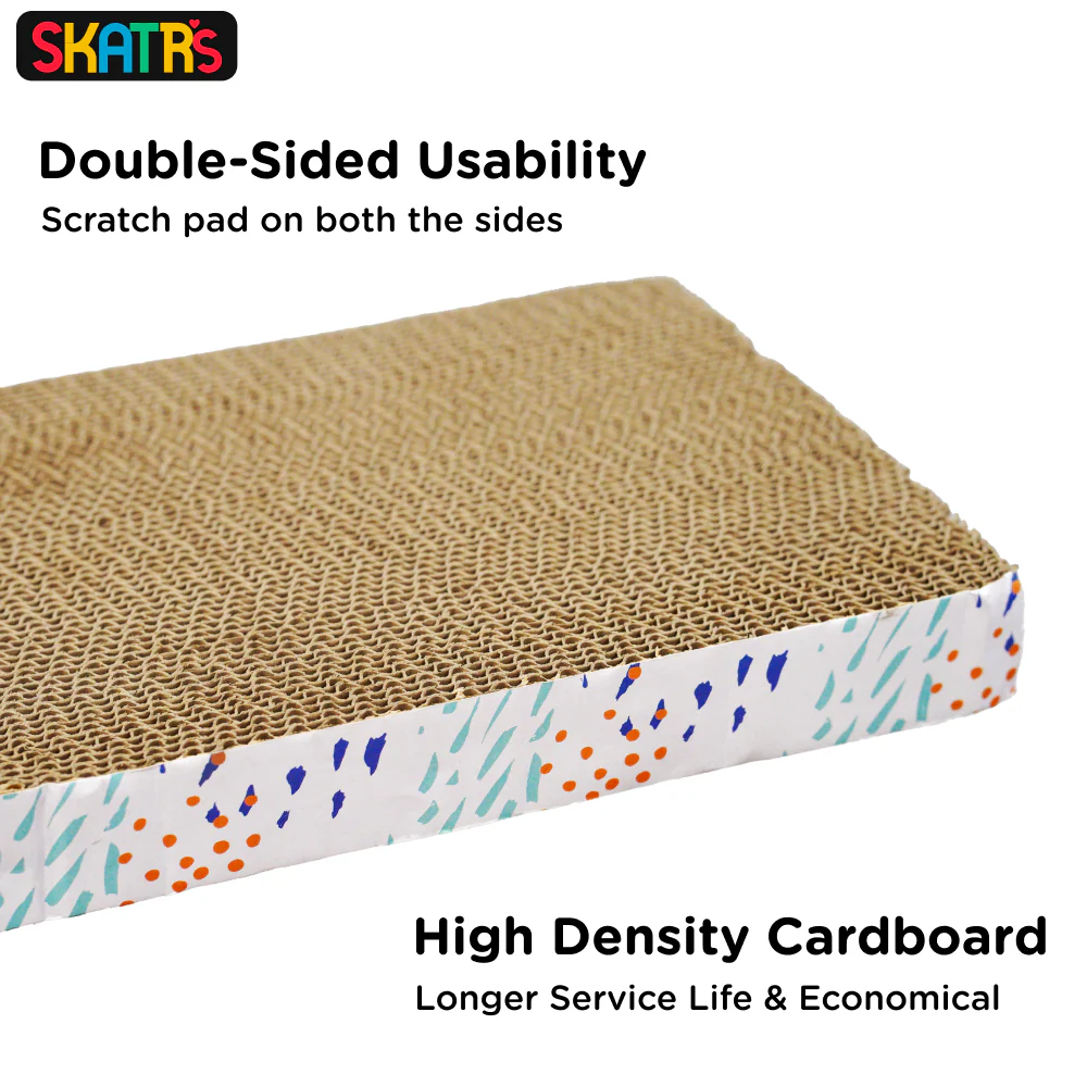 Skatrs Claw Comfort Cat Scratcher with 2g Premium Catnip Free - Image 3