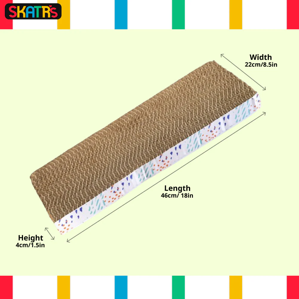 Skatrs Claw Comfort Cat Scratcher with 2g Premium Catnip Free - Image 2