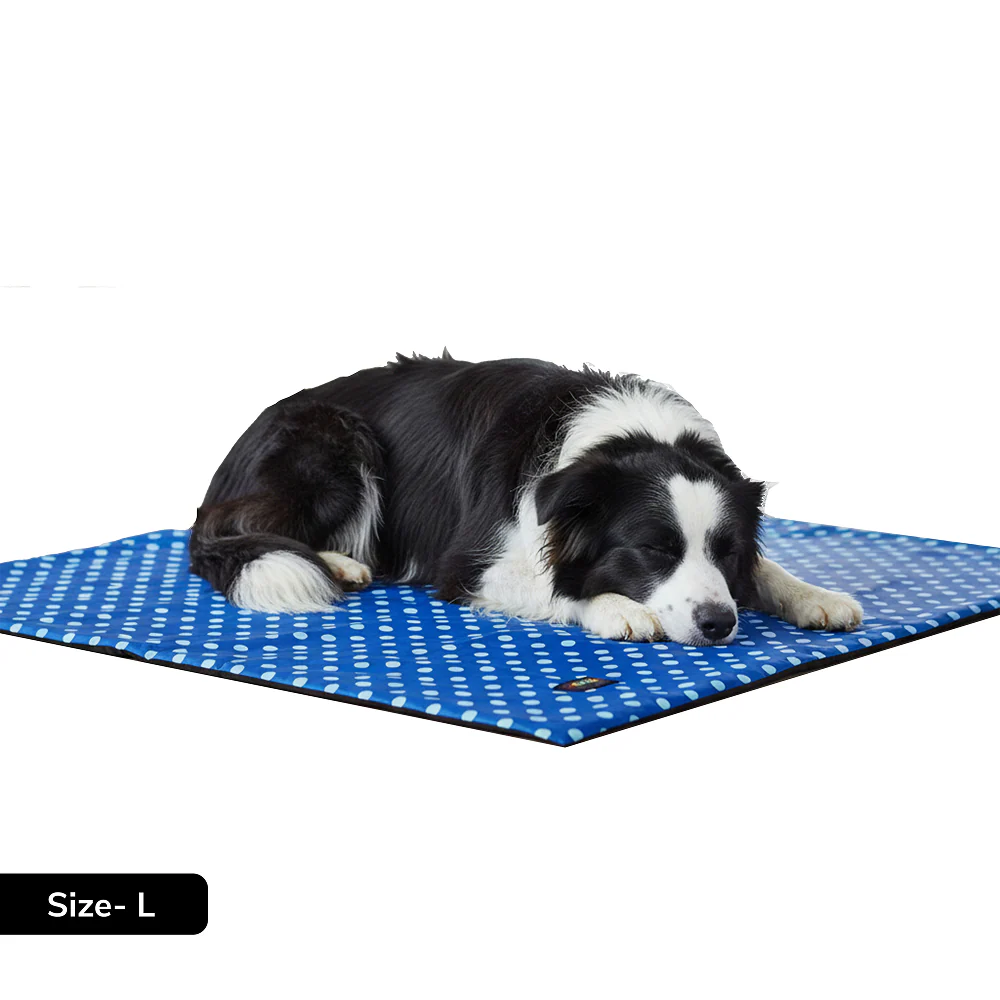 Skatrs Cooling Mat for Dogs & Cats (Blue and White) - Image 4