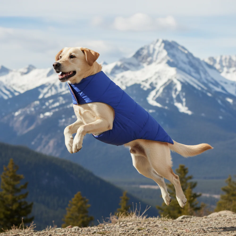 Skatrs Cotton Candy Cuddles Puffer Reversible Jacket for Dogs and Cats - Image 4