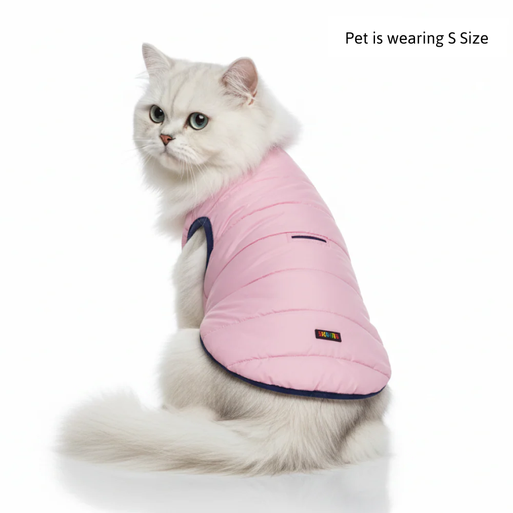 Skatrs Cotton Candy Cuddles Puffer Reversible Jacket for Dogs and Cats - Image 9