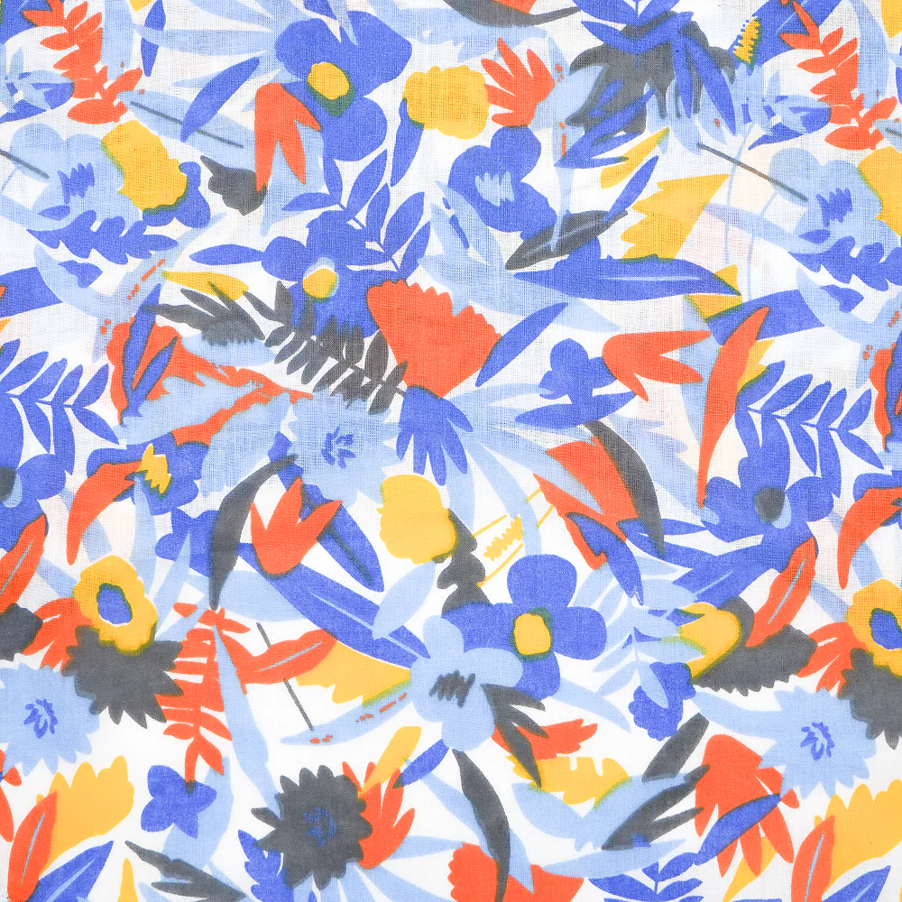 Skatrs Cotton Shirt for Dogs and Cats (Blue Beach Print) - Image 4