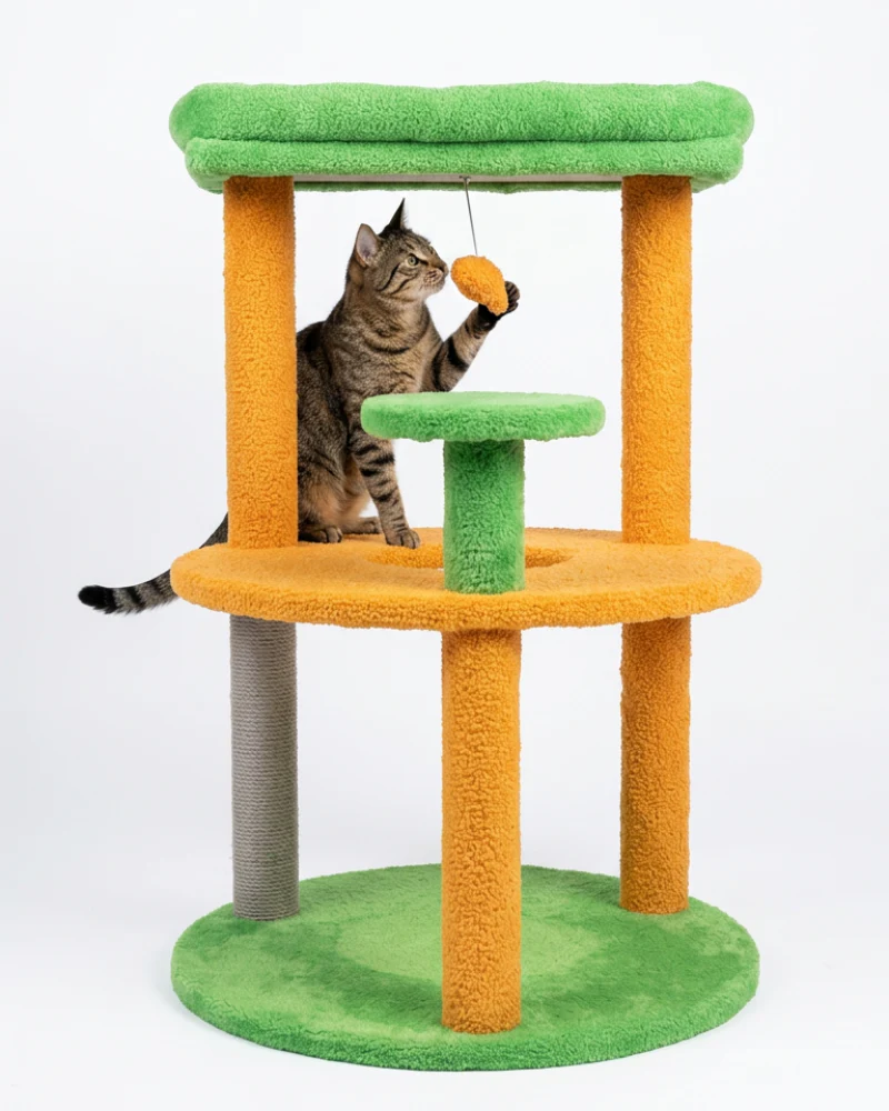 Skatrs Cozy Cove Cat Tree for Cats and Kittens - Image 2