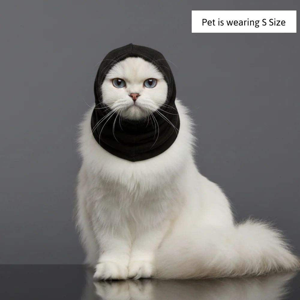 Skatrs Cold and Sound Protection Ear Muffs for Dogs and Cats (Black) - Image 4