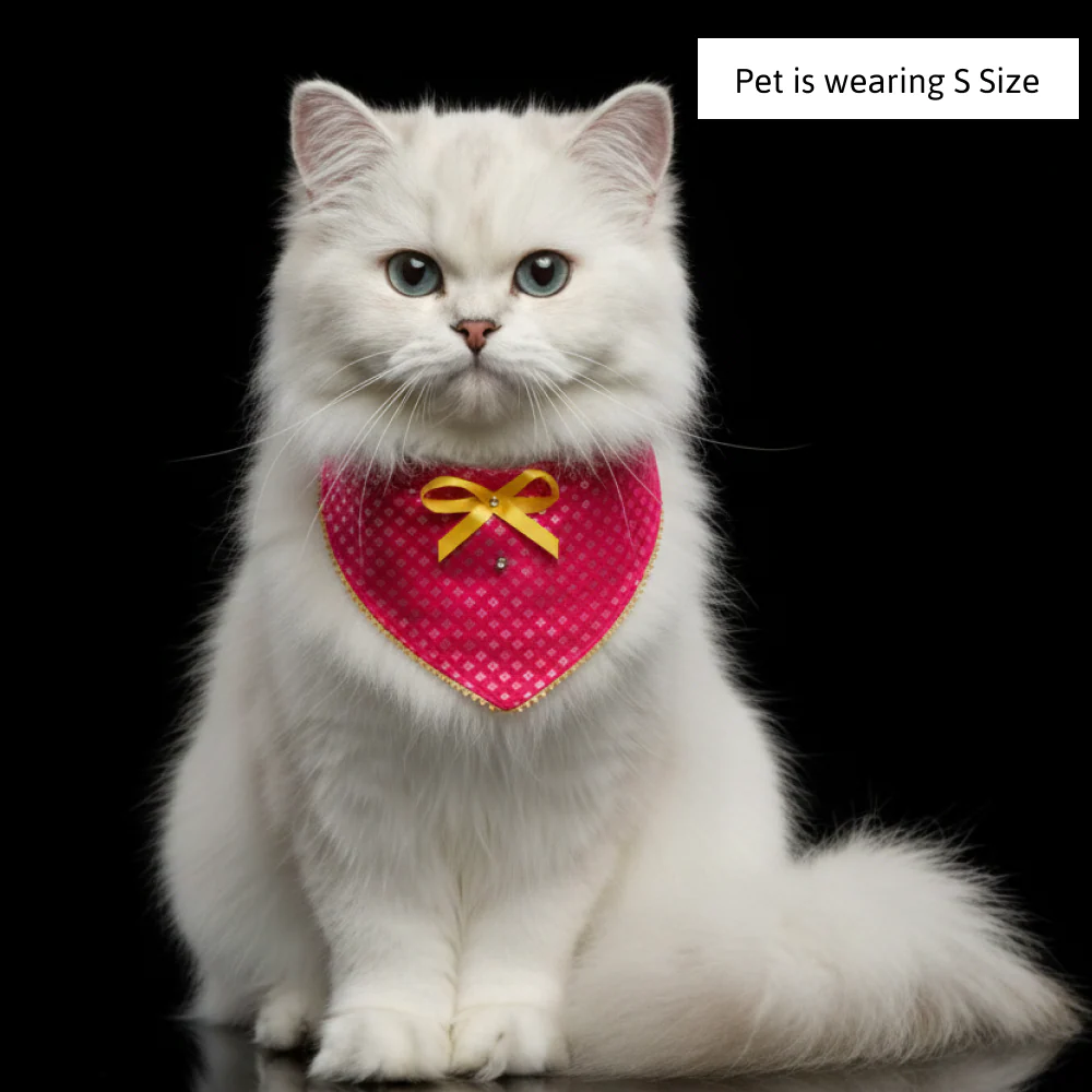 Skatrs Ethnic Bandana for Cats and Dogs (Pink) - Image 3