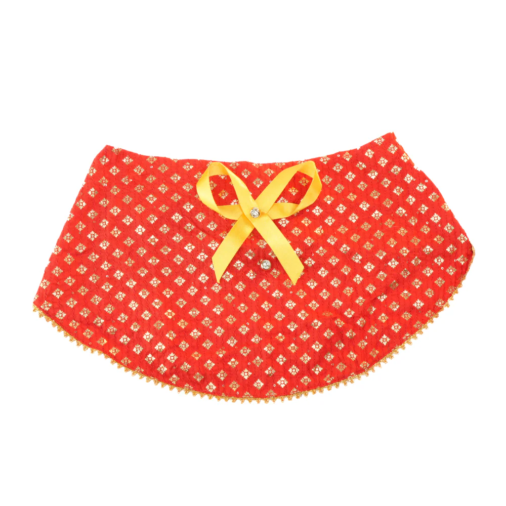 Skatrs Ethnic Bandana for Cats and Dogs (Red) - Image 3
