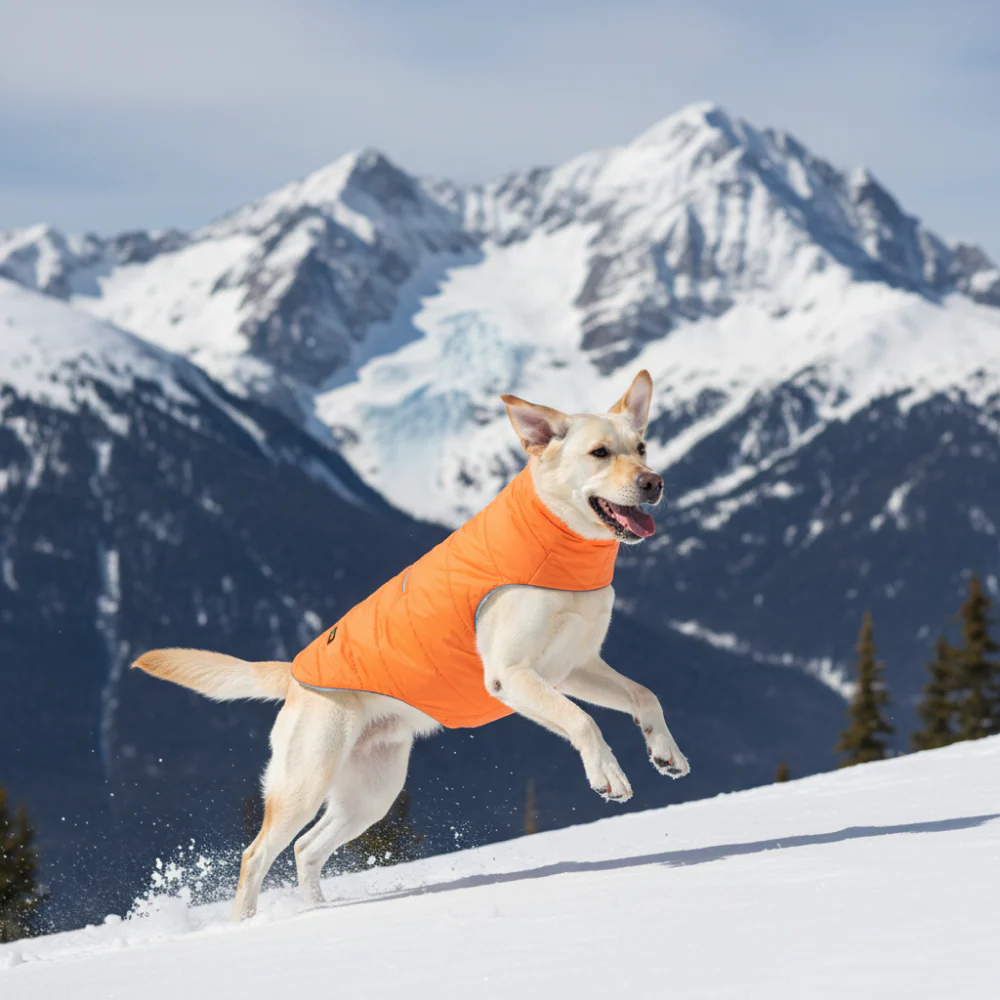 Skatrs Firefly Fuzz Puffer Reversible Jacket for Dogs and Cats - Image 3