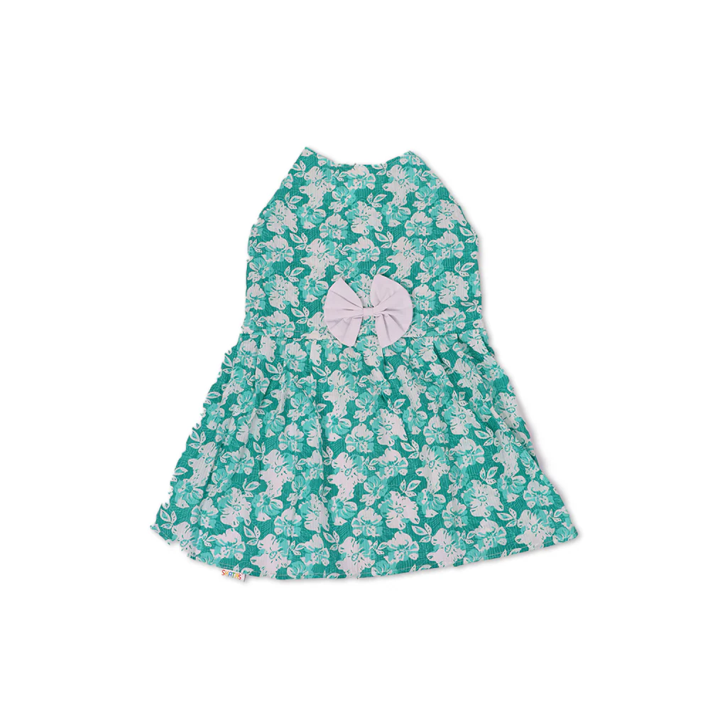 Skatrs Floral Grace Dress for Dogs and Cats (Blue) - Image 7