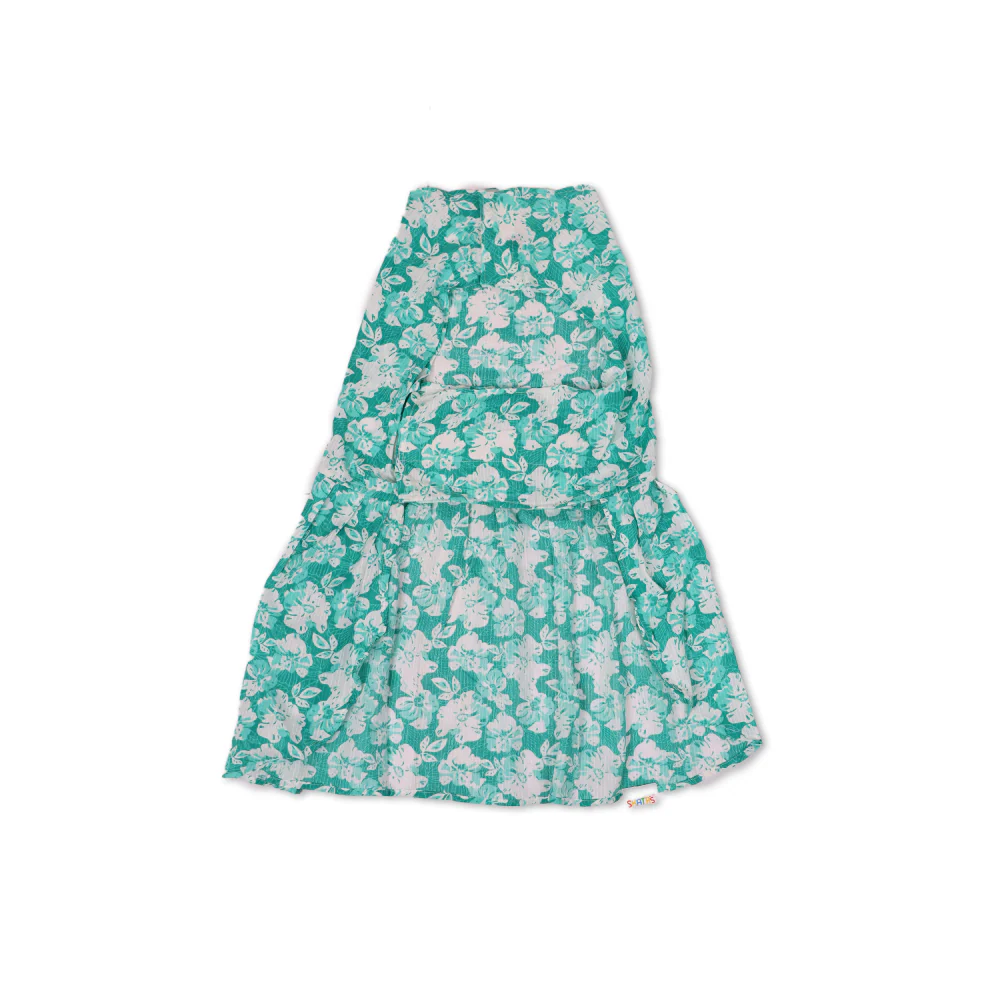Skatrs Floral Grace Dress for Dogs and Cats (Blue) - Image 8