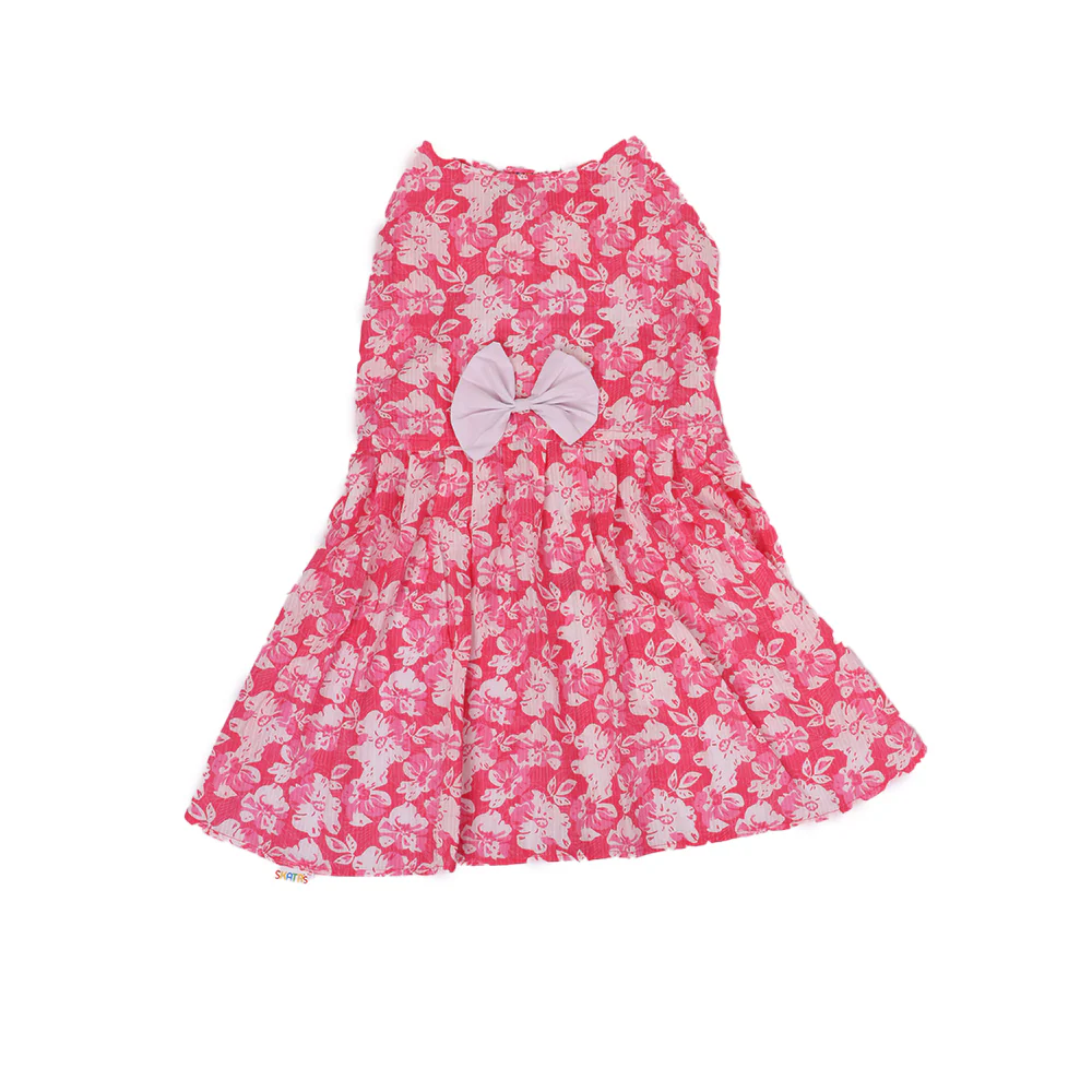 Skatrs Floral Grace Dress for Dogs and Cats (Pink) - Image 8