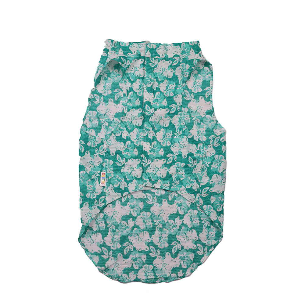 Skatrs Floral Grace Kurta for Dogs and Cats (Blue) - Image 7
