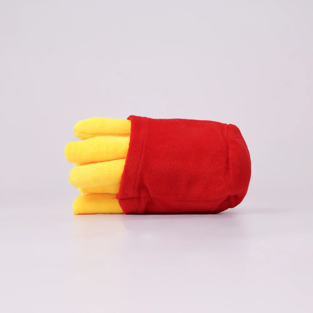 Skatrs French Fries Plush Toy for Dogs - Image 3