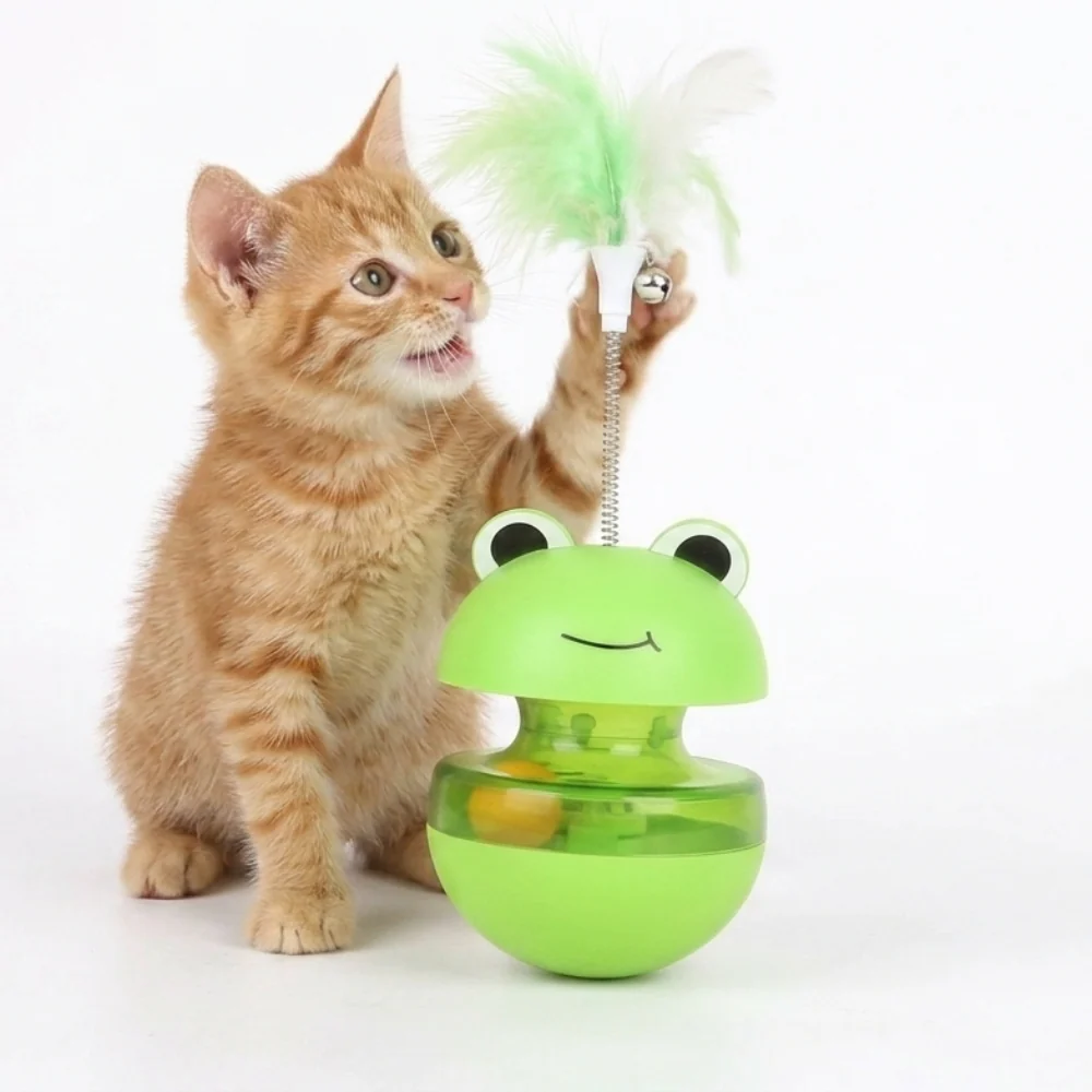 Skatrs Frog Feather Style Toy for Cats - Image 3