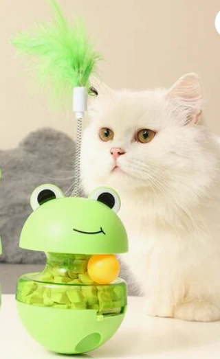 Skatrs Frog Feather Style Toy for Cats - Image 6