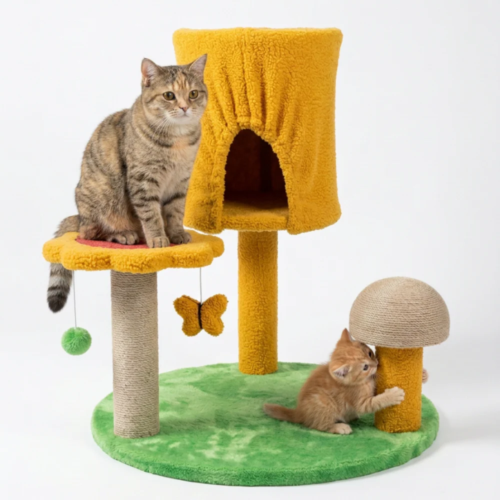 Skatrs Furrytale Tower Cat Tree for Cats and Kittens - Image 2