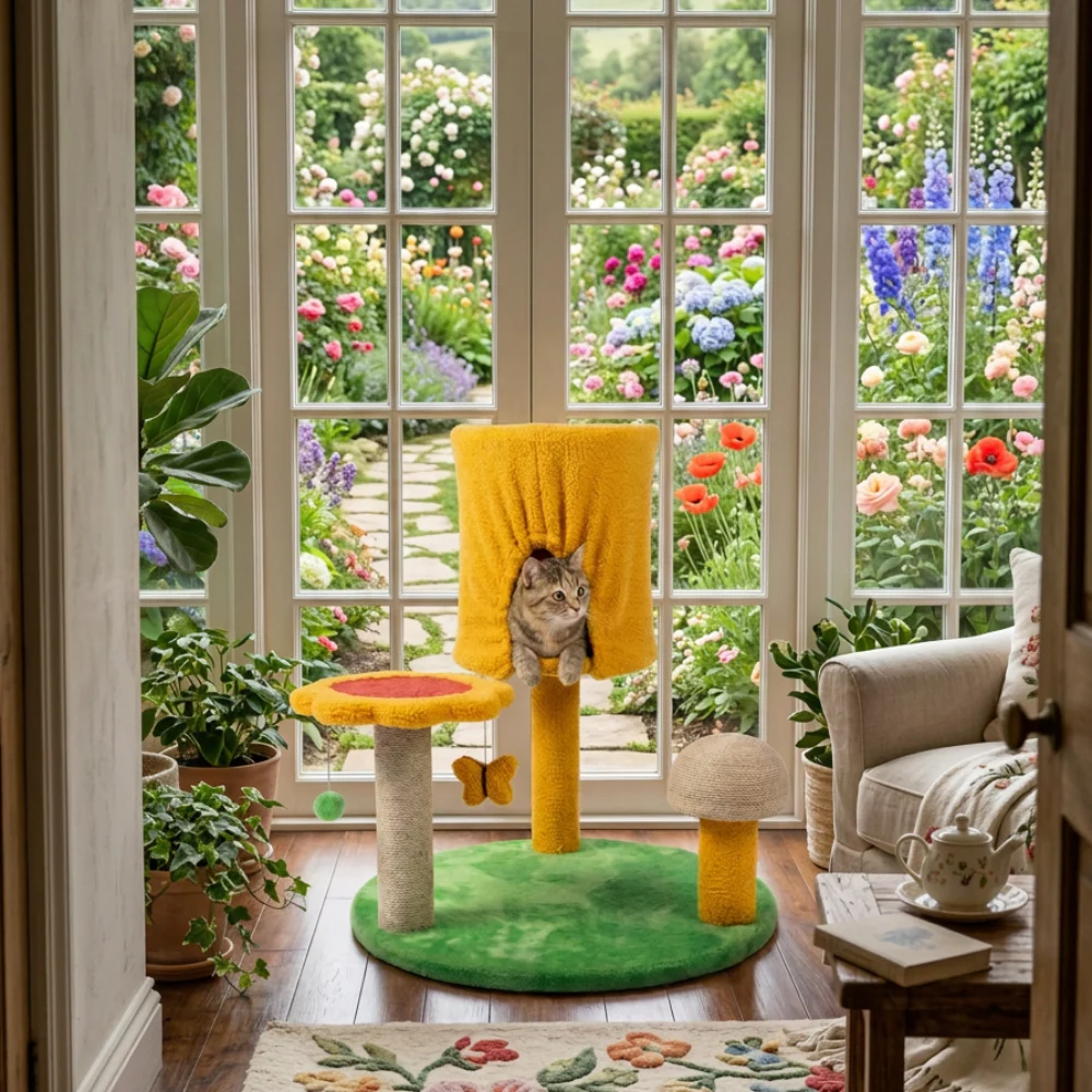 Skatrs Furrytale Tower Cat Tree for Cats and Kittens - Image 3