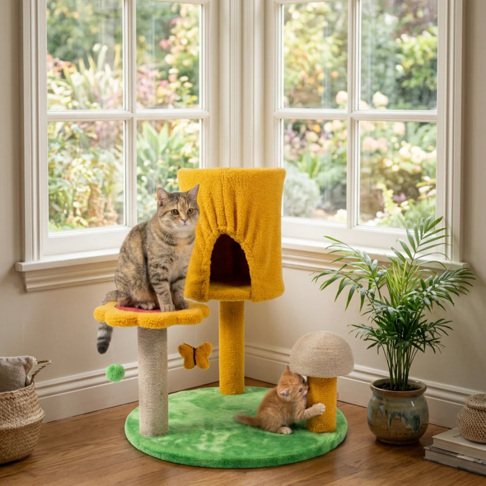 Skatrs Furrytale Tower Cat Tree for Cats and Kittens - Image 4