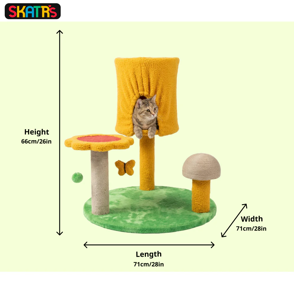 Skatrs Furrytale Tower Cat Tree for Cats and Kittens - Image 5