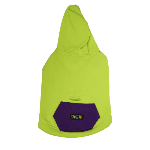 Skatrs Galaxy Breezy Hoodies with Pockets for Dogs and Cats (Green) - Image 10