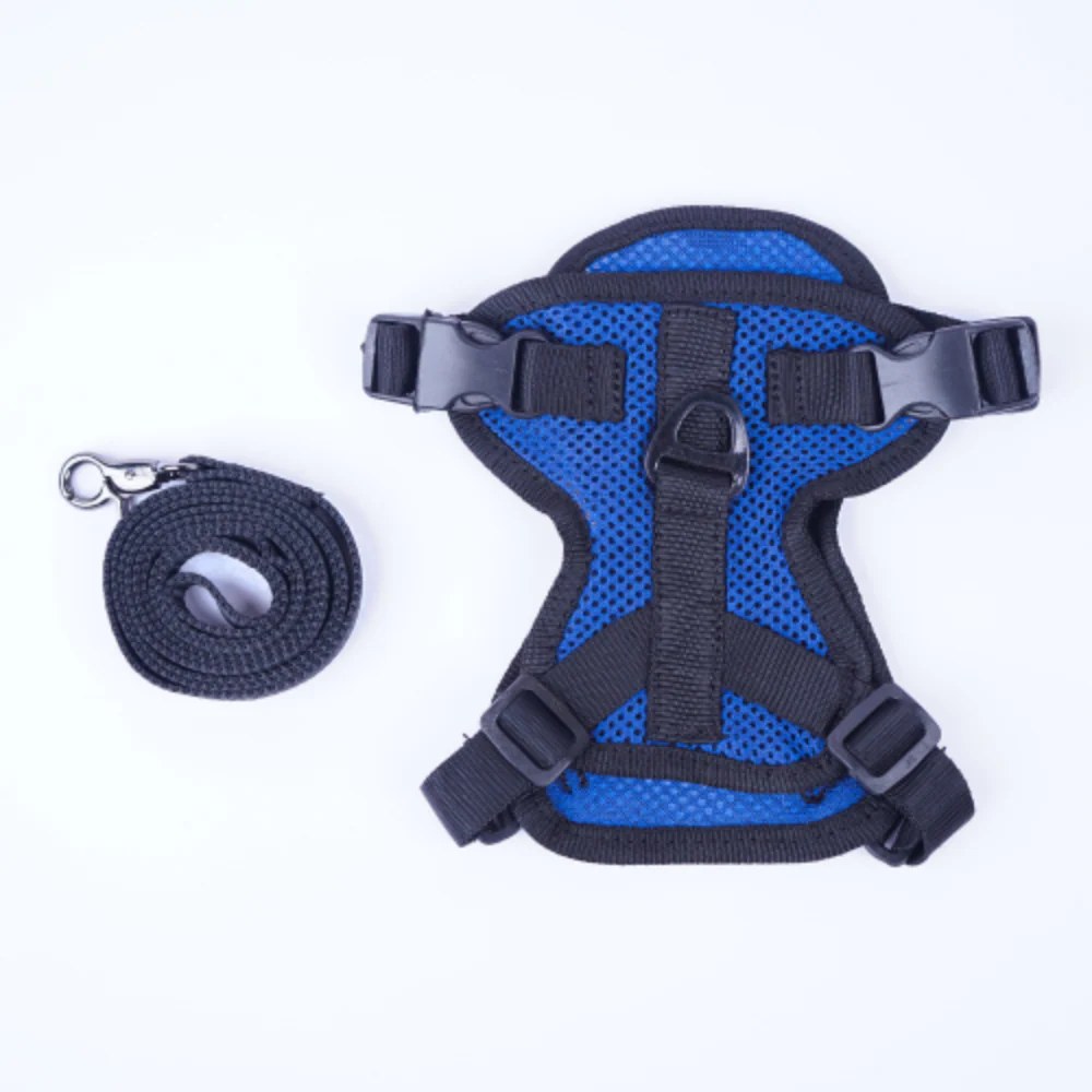 Skatrs Harness with Leash for Cats (Blue) - Image 4