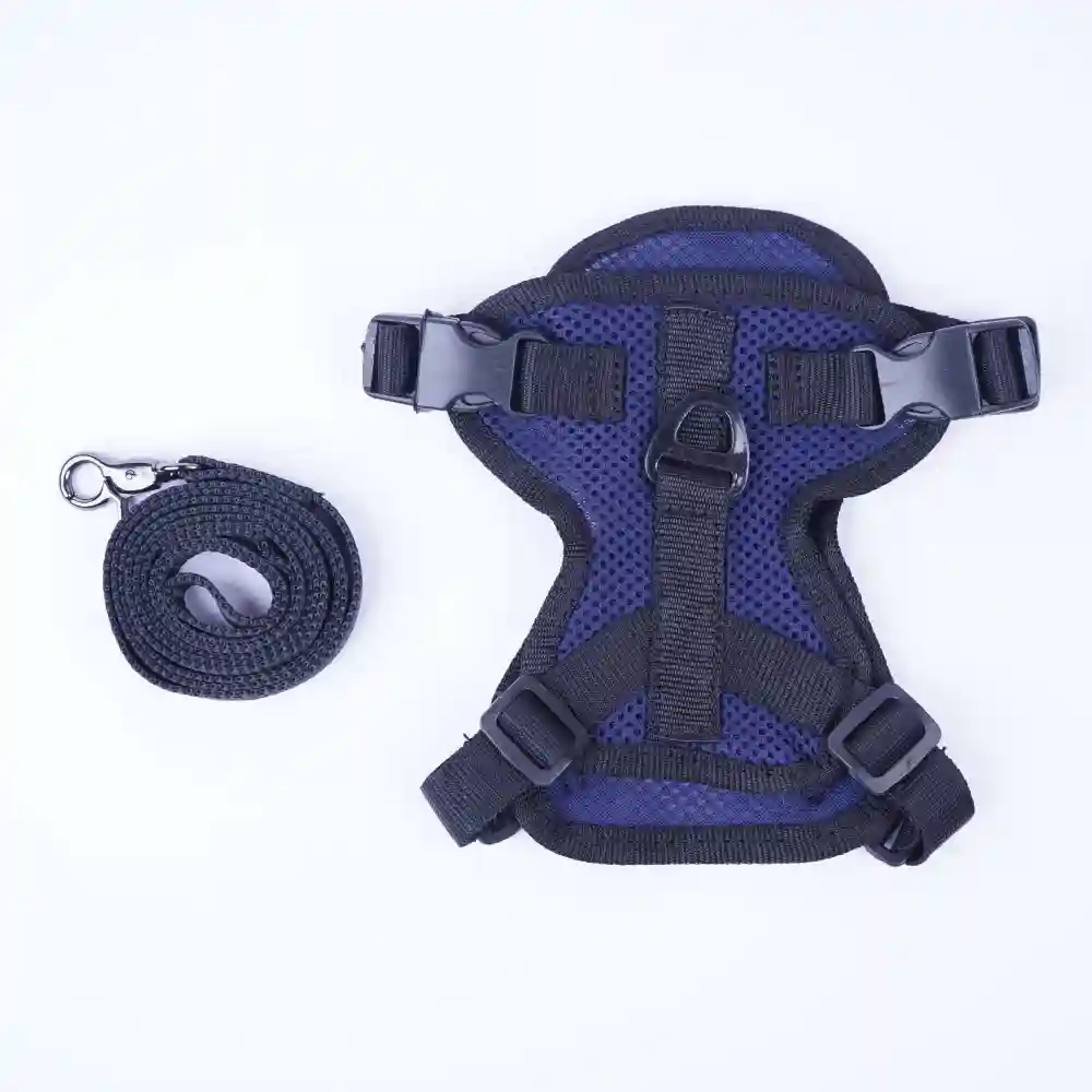 Skatrs Harness with Leash for Cats (Dark Blue) - Image 3