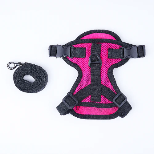 Skatrs Harness with Leash for Cats (Pink) - Image 5