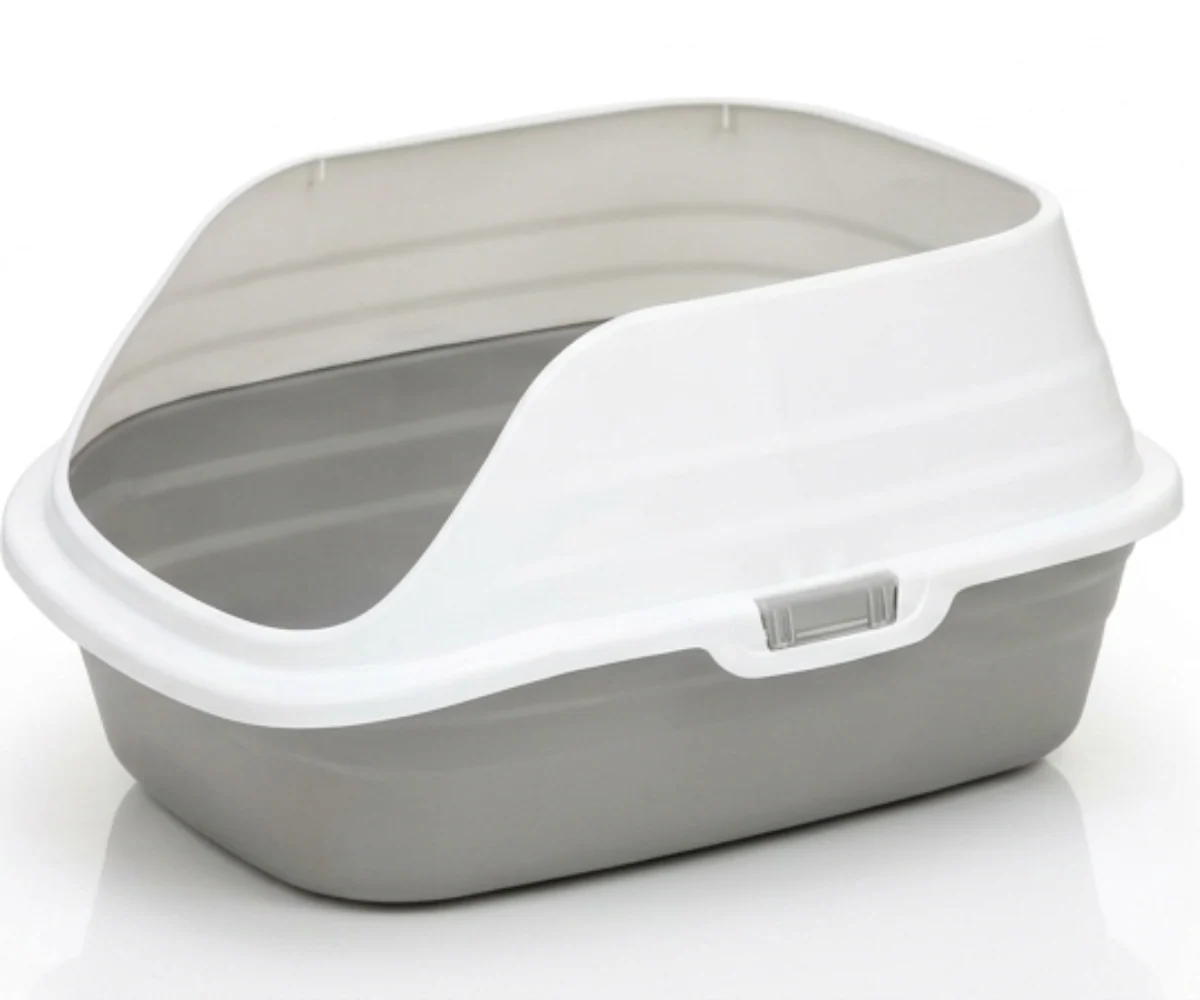 Skatrs High Sided Splash Proof & Spacious Litter Box for Cats - Image 2