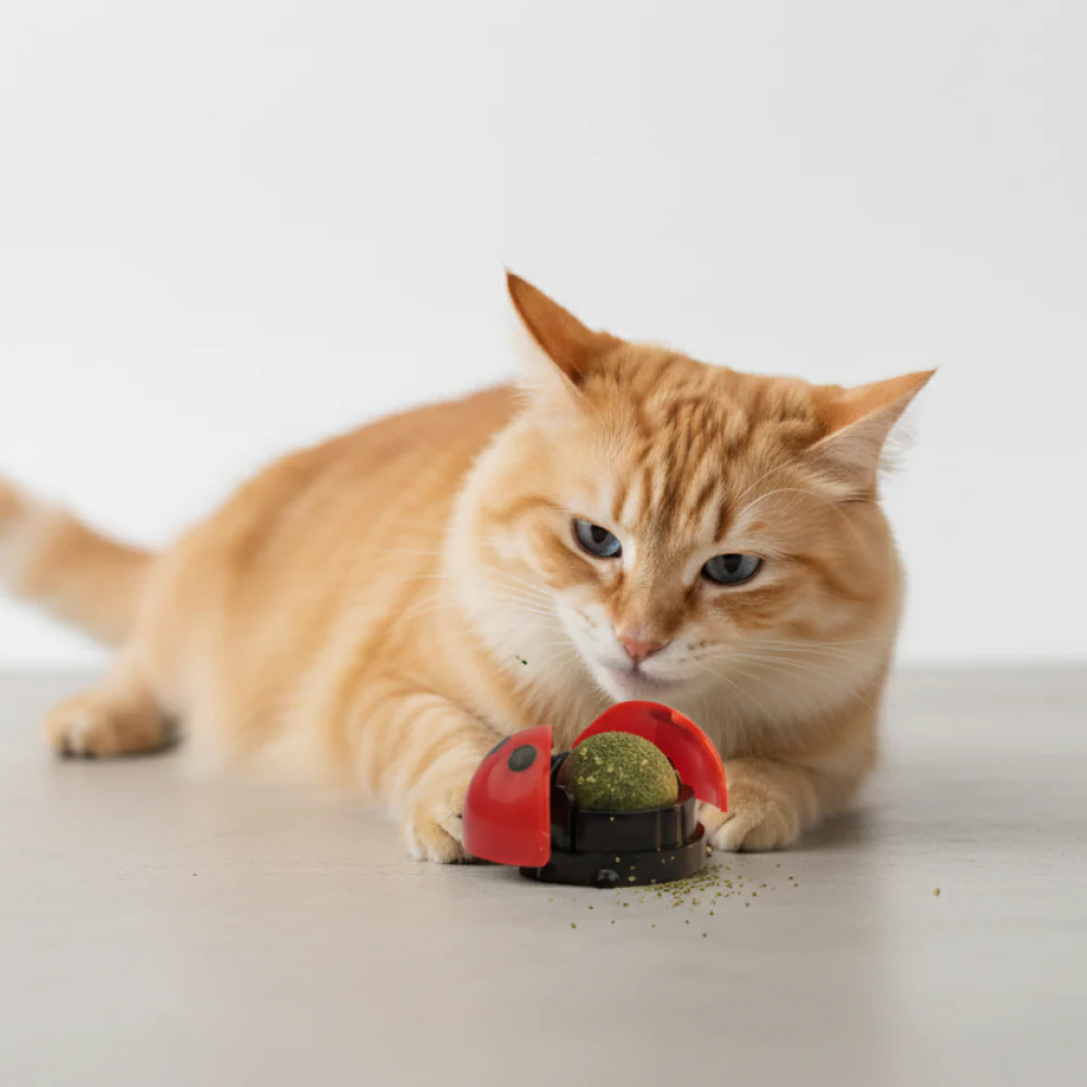 Skatrs Ladybug Catnip Ball Toy for Cats - Image 7