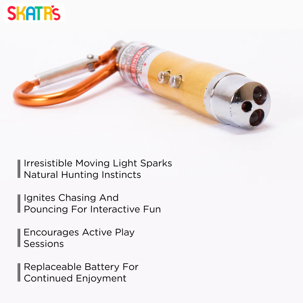 Skatrs Laser Light Toy for Cat (Gold) - Image 4