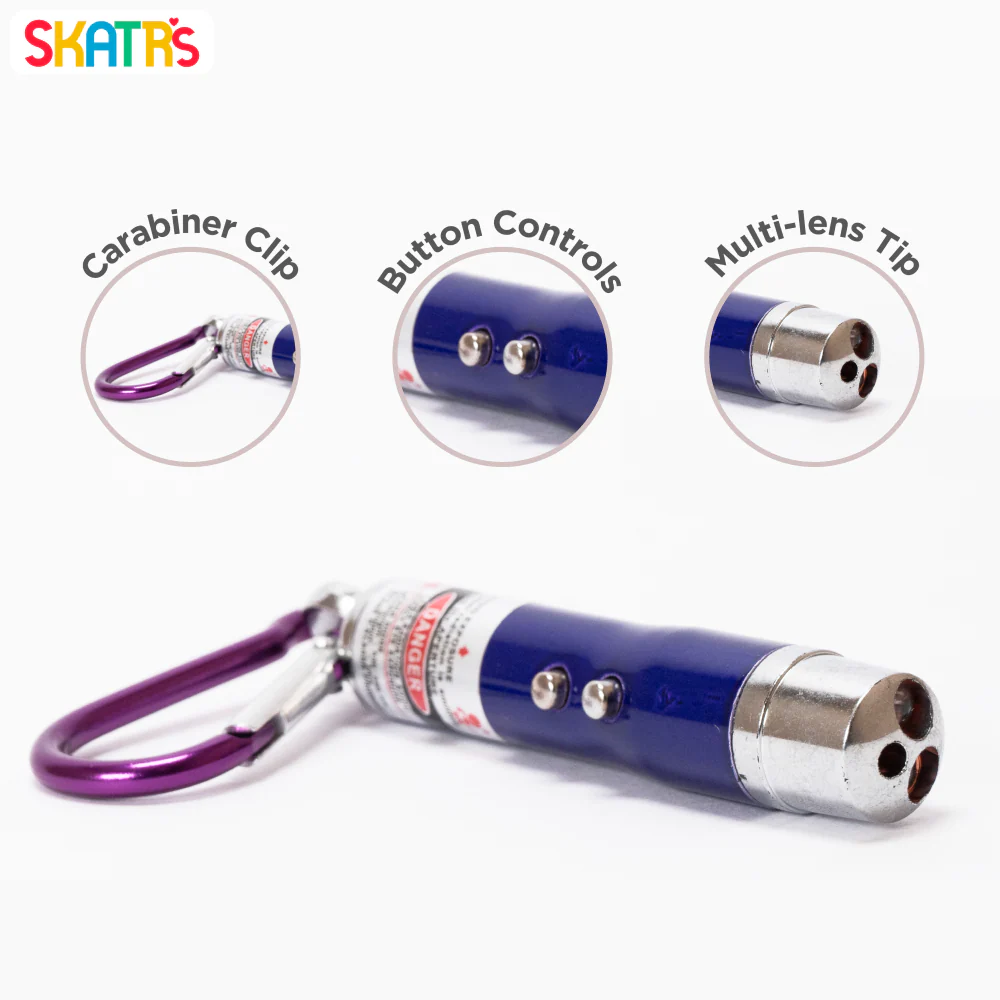 Skatrs Laser Light Toy for Cat (Purple) - Image 3