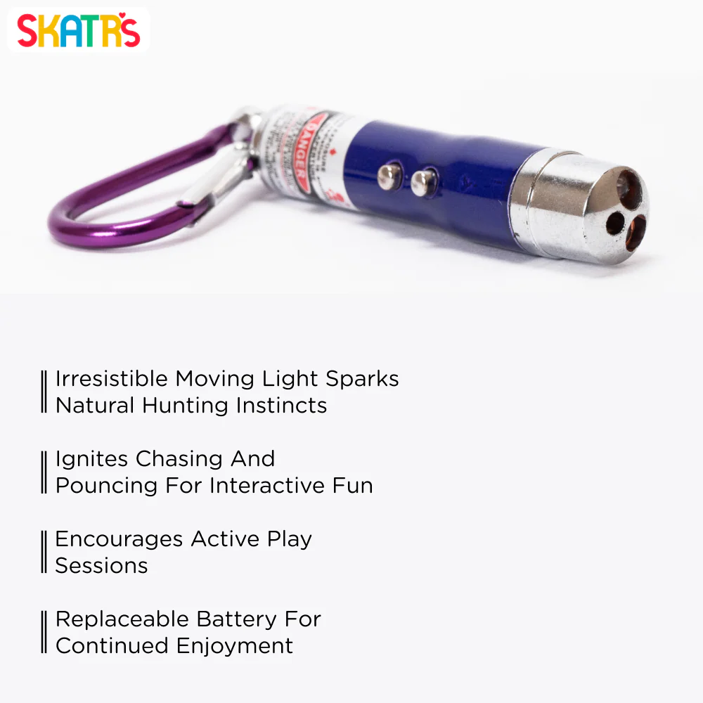Skatrs Laser Light Toy for Cat (Purple) - Image 4