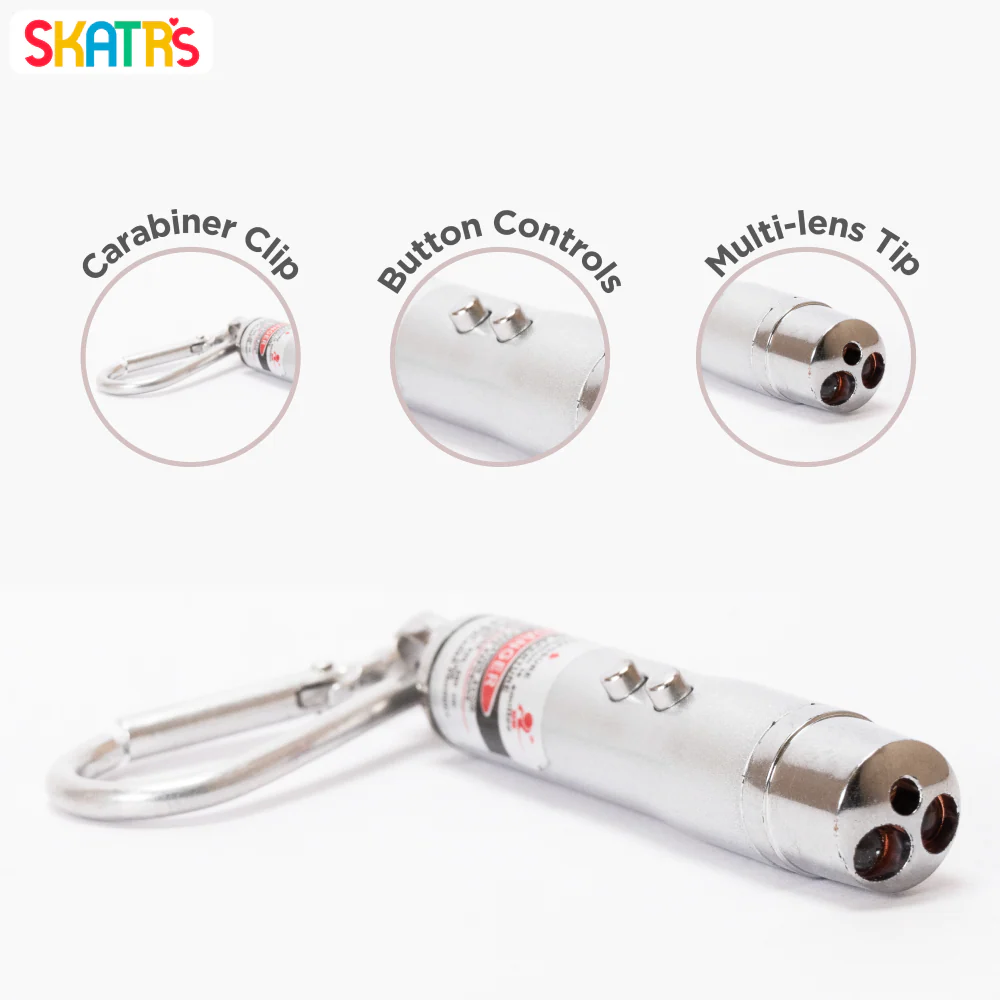 Skatrs Laser Light Toy for Cat (Sliver) - Image 3