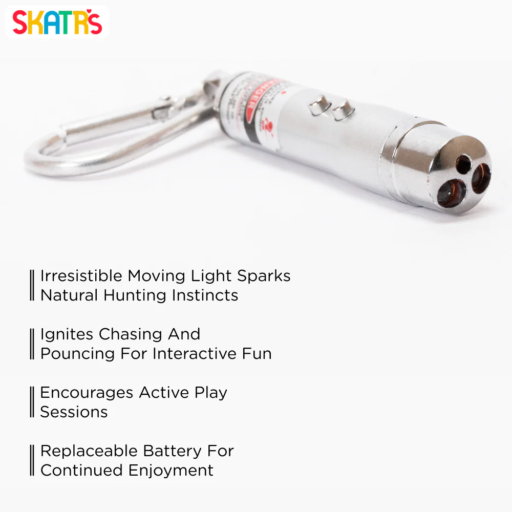 Skatrs Laser Light Toy for Cat (Sliver) - Image 4