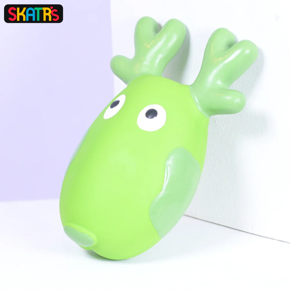 Skatrs Latex Squeaky Deer Toy for Dogs and Cats - Image 3