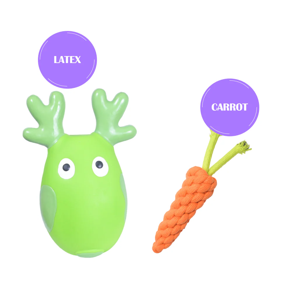 Skatrs Latex Squeaky Deer Toy for Dogs and Cats - Image 4