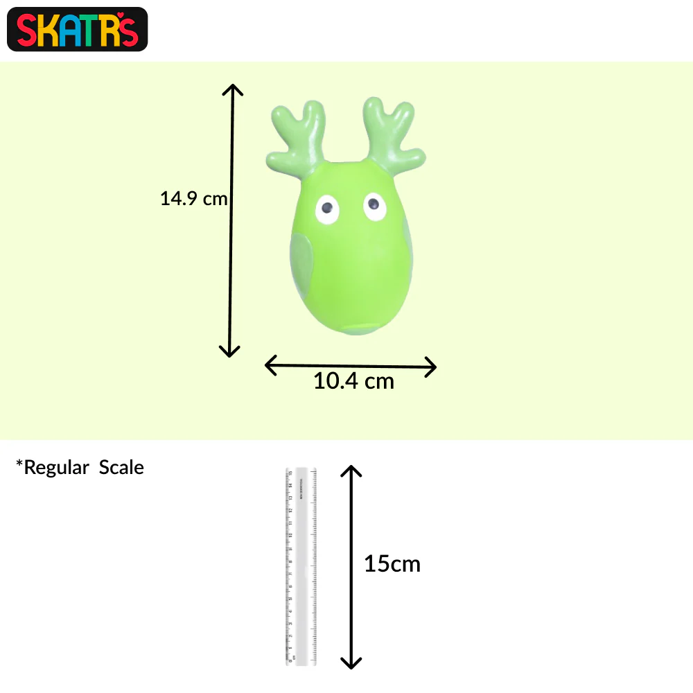 Skatrs Latex Squeaky Deer Toy for Dogs and Cats - Image 2