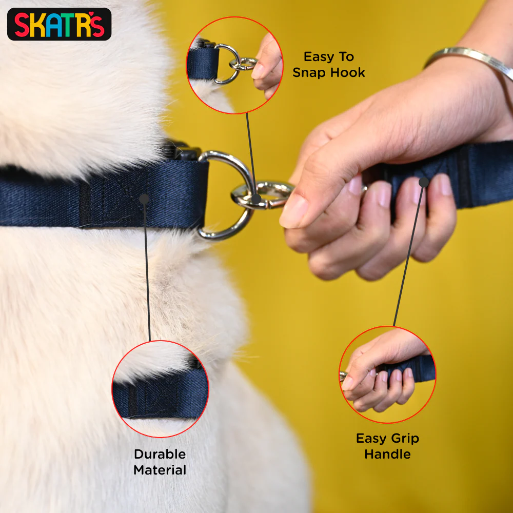 Skatrs Leash for Dogs (Dark Blue) - Image 3