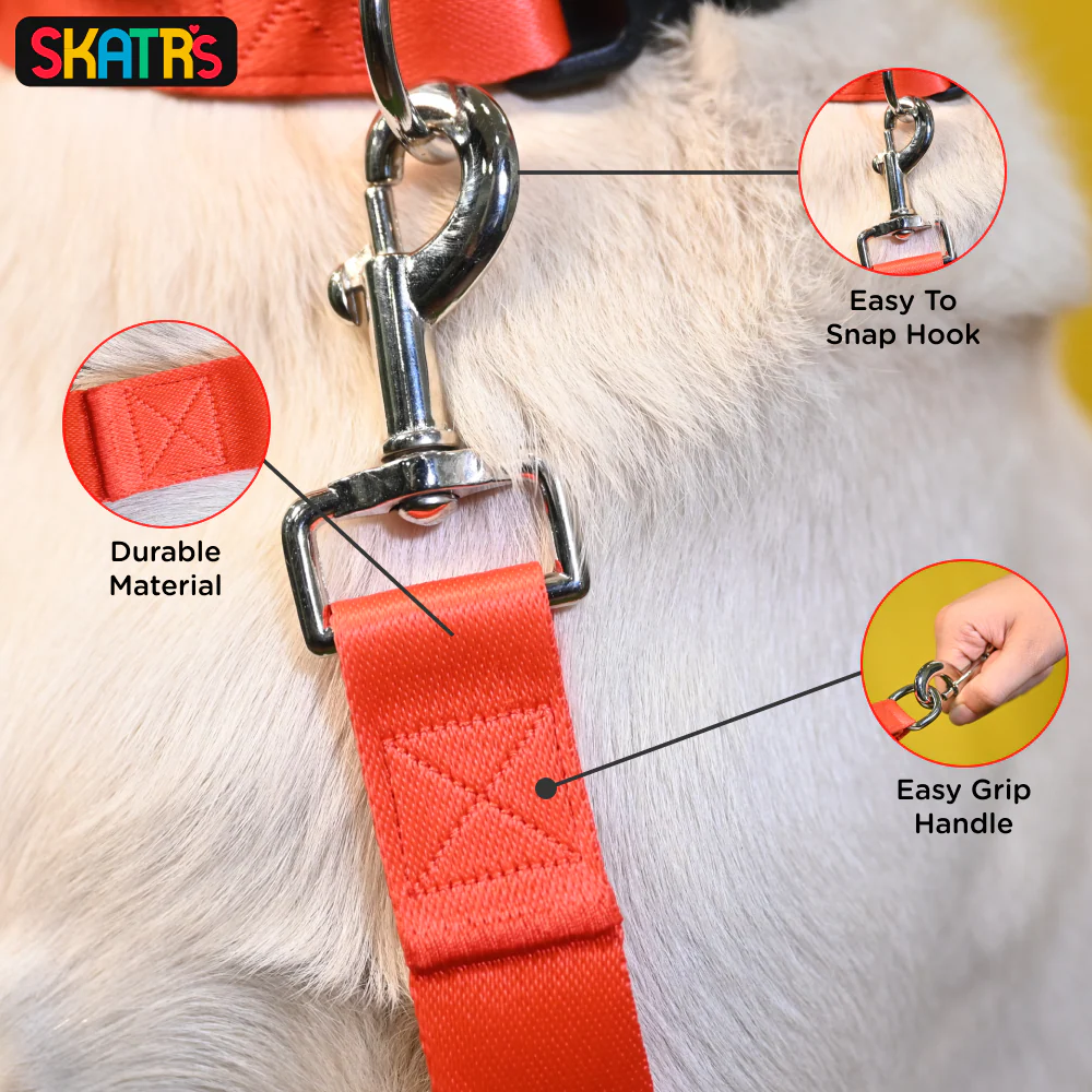 Skatrs Leash for Dogs (Red) - Image 3