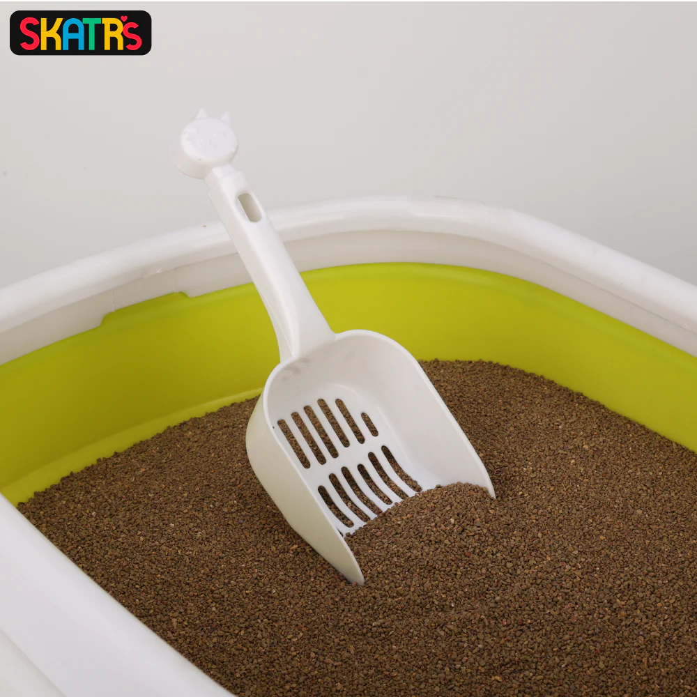 Skatrs Litter Scooper for Cats (White) - Image 3