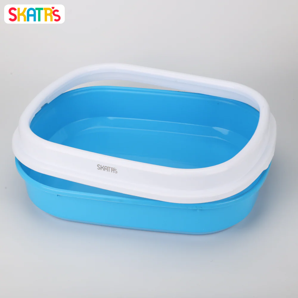 Skatrs Litter Tray for Cats (Blue) - Image 4