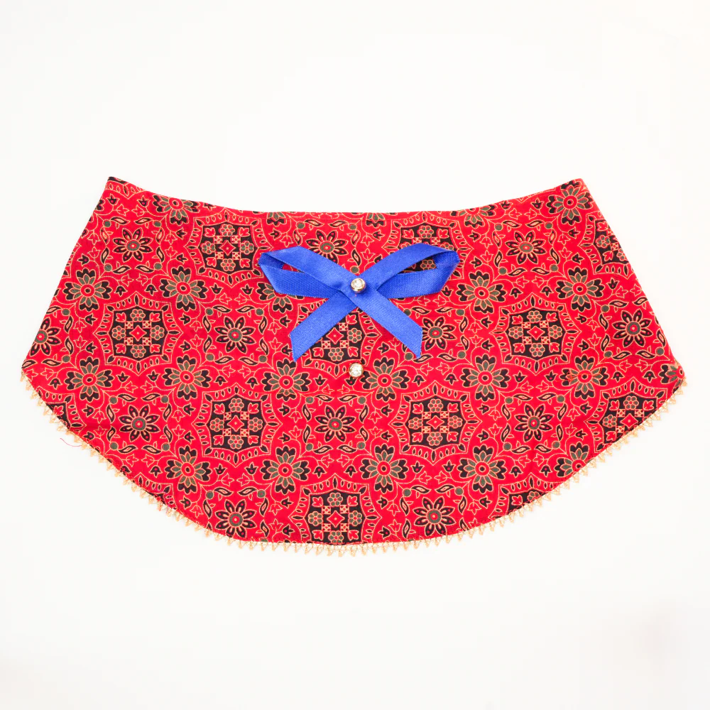 Skatrs Mandala Bandana for Cats and Dogs (Red) - Image 4