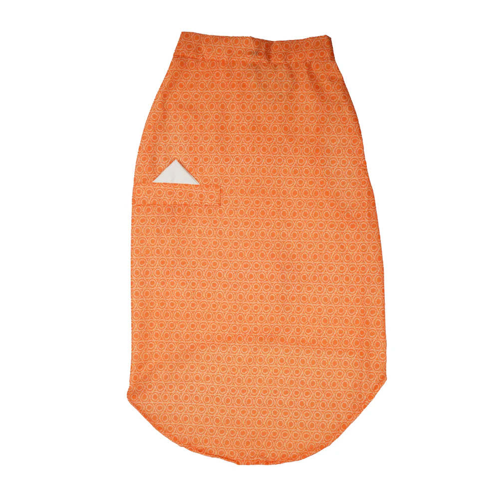 Skatrs Marigold Mandala Printed Kurta for Dogs and Cats (Orange) - Image 6