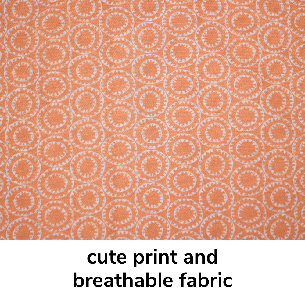 Skatrs Marigold Mandala Printed Kurta for Dogs and Cats (Orange) - Image 7