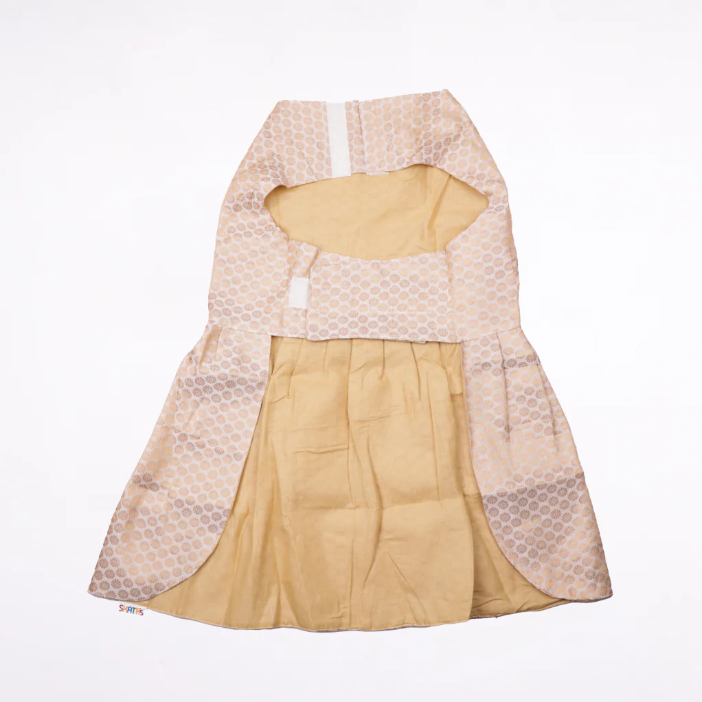Skatrs Heritage Dress for Dogs and Cats (Off White) - Image 6