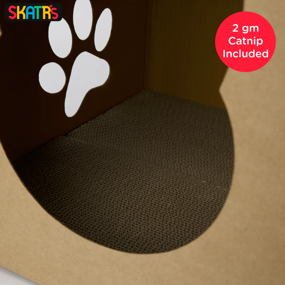 Skatrs Paw and Whiskers Cat House with 2g Premium Catnip Free - Image 6