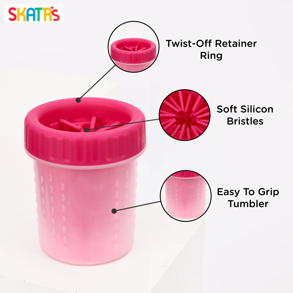 Skatrs Paw Cleaner for Dogs (Pink) - Image 3