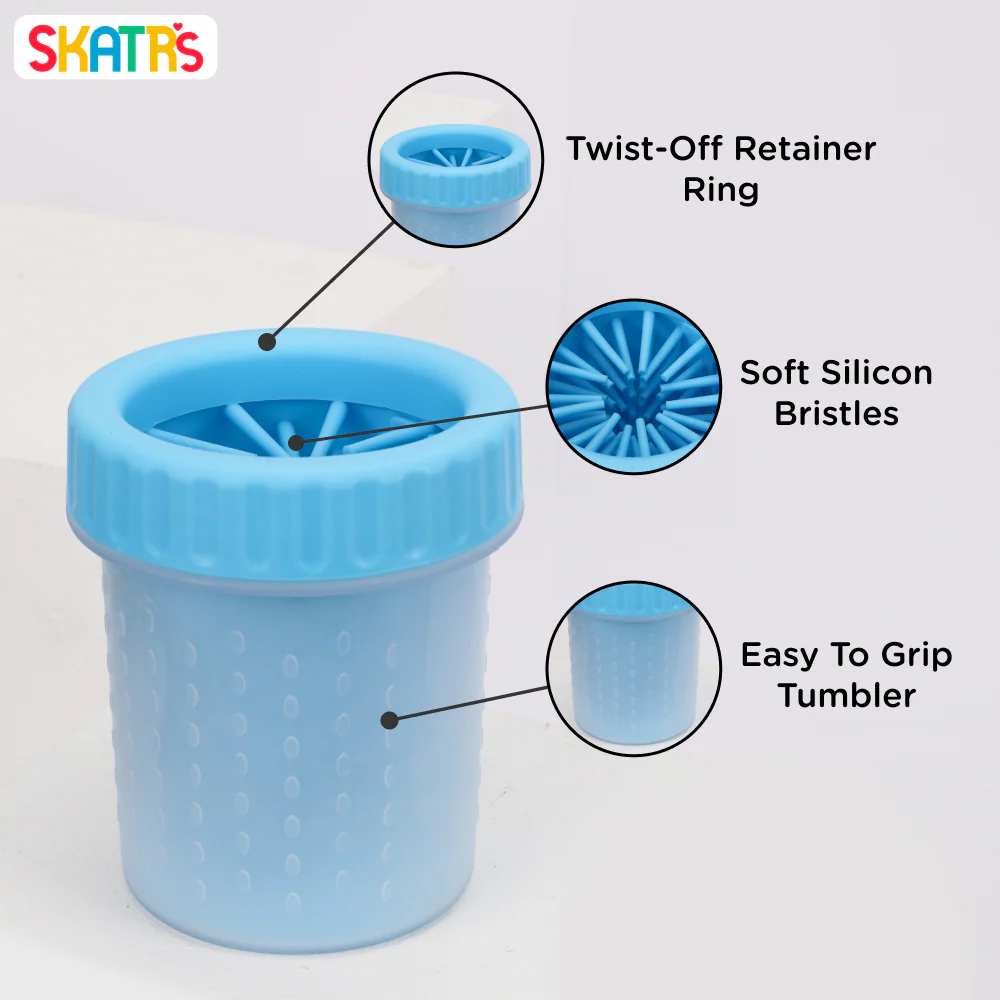 Skatrs Paw Cleaner for Dogs (Blue) - Image 4